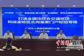 广元：打造全国性综合交通枢纽 推进通道优势向经济优势转变图片
