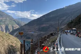 凉山州木里县：国内跨径最大无塔悬索桥开工 西香高速木里支线建设按下“快进键”图片