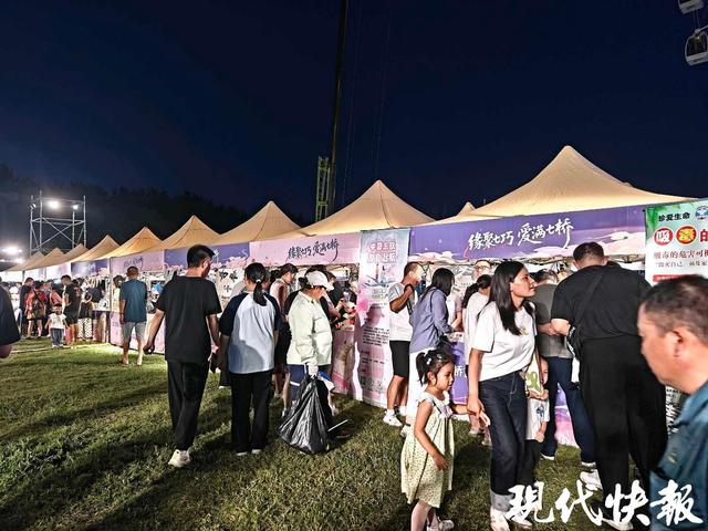 摩天轮上浪漫表白，2025七桥瓮公园七夕甜蜜夜启幕
