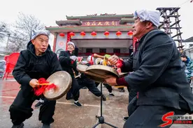 临汾八支民间威风锣鼓队将在直播间开启锣鼓PK图片