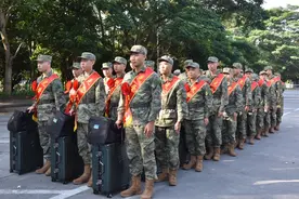 集结奔赴新征程！深圳龙华2024年下半年新兵起运入伍图片
