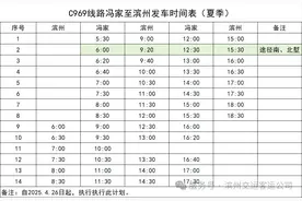 周六起！滨州多条城际公交运行时间有变！图片