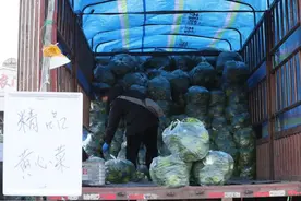 寒潮来袭 北京新发地市场 “菜篮子”量足价稳图片