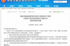 王波出任四川银行副行长图片