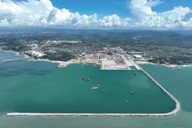 粤东“海上风电母港”功能定位提升 揭阳港前詹作业区通用码头一期工程（一标段）交工验收图片