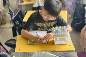 福山区第二实验小学开展“约‘绘’夏天，共画美好”夏日主题绘画活动图片