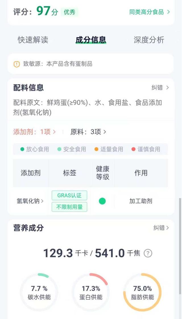 喝纯净水会发胖？方便面不含添加剂？多款app称用AI技术测食物成分，实测结果惊人