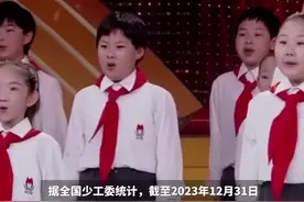 截至2023年12月31日，全国共有少先队员11480.7万名图片