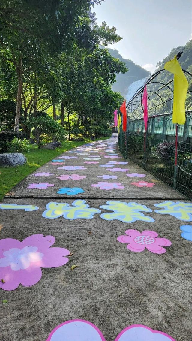 高能预警！现场直击丰顺绝美花墙、花路...