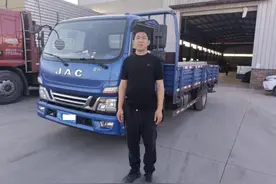 拉重货也能爬大坡，江淮1卡骏铃V6助力临汾王先生发家致富图片