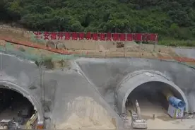 厦漳快速通道仙灵旗隧道全面动建，已完成四分之一掘进图片