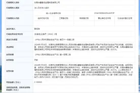 东莞华鑫智成金属制品有限公司被罚款2.1万元图片