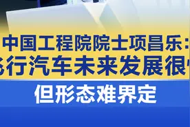 中国工程院院士项昌乐：飞行汽车未来发展很快，但形态难界定视频封面