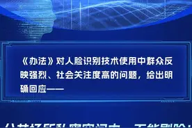 对“裸奔”的脸说不！人脸识别新规6月施行图片