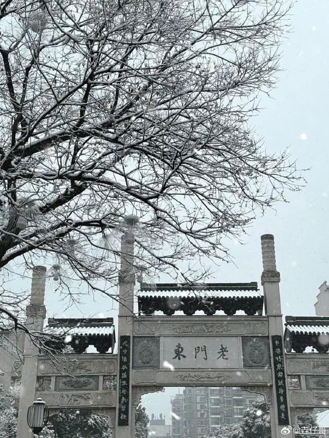 金陵飞雪讯，静待秦淮妆