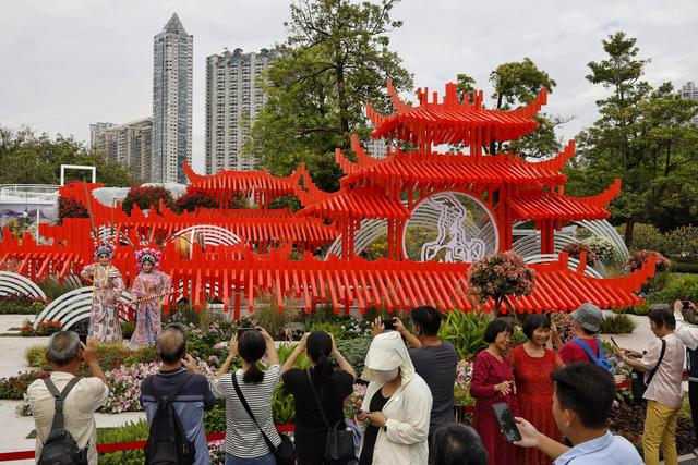 白天赏花、夜晚观灯！第32届广州园林博览会（秋季场）开幕