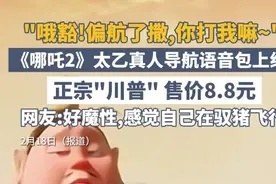 太魔性！《哪吒2》太乙真人导航语音包上线，正宗“川普”，售价8.8元图片