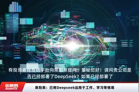 泉阳泉：已将Deepseek运用于工作、学习等情境视频封面