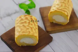 做这么漂亮的“虎皮”蛋糕卷，心情会变好哦图片
