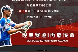 10月14日-19日，再续传奇！2025环广西公路自行车世界巡回赛路线公布图片