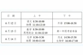 3月21日至4月2日报名！今年高中学业水平考试安排出炉图片