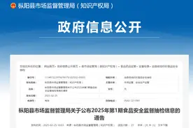安徽省铜陵市枞阳县市场监督管理局关于公布2025年第1期食品安全监督抽检信息的通告图片
