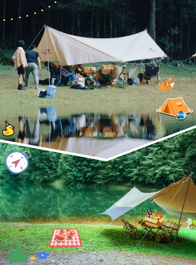 拍照打卡 | 德昌黑龙潭：山野湖边露营，野趣又好玩！