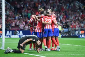 （体育）足球——西甲：马竞胜巴伦西亚图片