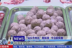 “汕头牛肉丸”新标准 今日起实施视频封面