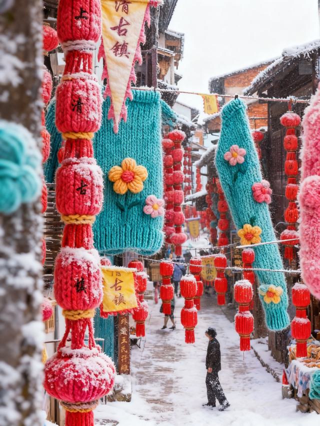 降温啦！龙虎山景点集体“穿”毛衣啦！