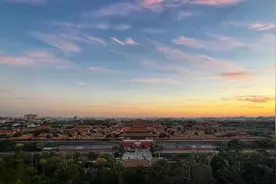 京城又现火烧云，绝美！图片