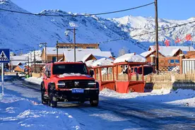 雪上有金山——可可托海的冬季跃迁图片