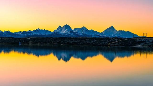 甘孜雪后的浓颜，是这里给的!