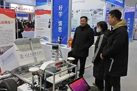 山东商务职业学院亮相山东省高校产教融合洽谈会图片