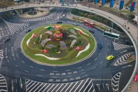 花开浦东｜“点靓”街头！浦东花坛花境缤纷上新啦→图片