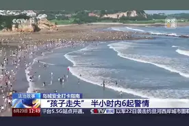 “我姐姐姑妈弟弟全丢了！”民警提醒：出门游玩看好孩子图片