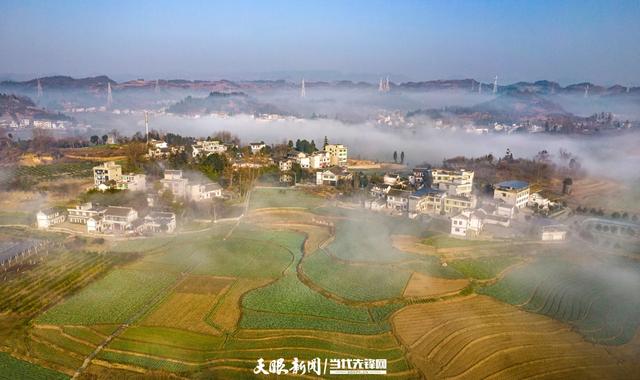 天眼影像｜黔西：冬日乡村景色美
