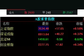 收盘｜A股三大股指集体收涨，稀土永磁板块大涨图片