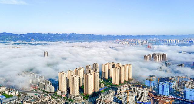 云绕科学城 雾染好风光