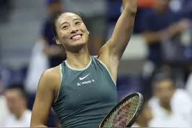 2小时50分的松弛感！QUEEN WEN 晋级美网八强图片