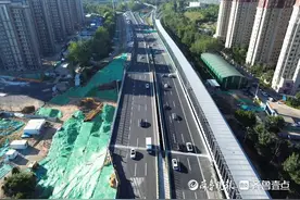 打通区域堵点！合肥路下穿青银高速实现通车图片