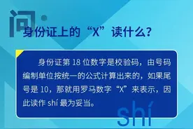 海报丨身份证上的“X”读什么？火车票怎么抢？图片