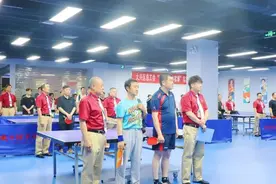 爱“乒”才会赢——2024年大兴区首届职工文体嘉年华职工乒乓球比赛挥拍开赛图片