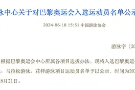 全红婵、张雨霏领衔！中国跳水队游泳队巴黎奥运名单公示图片
