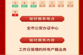 最新通知：延时服务！图片