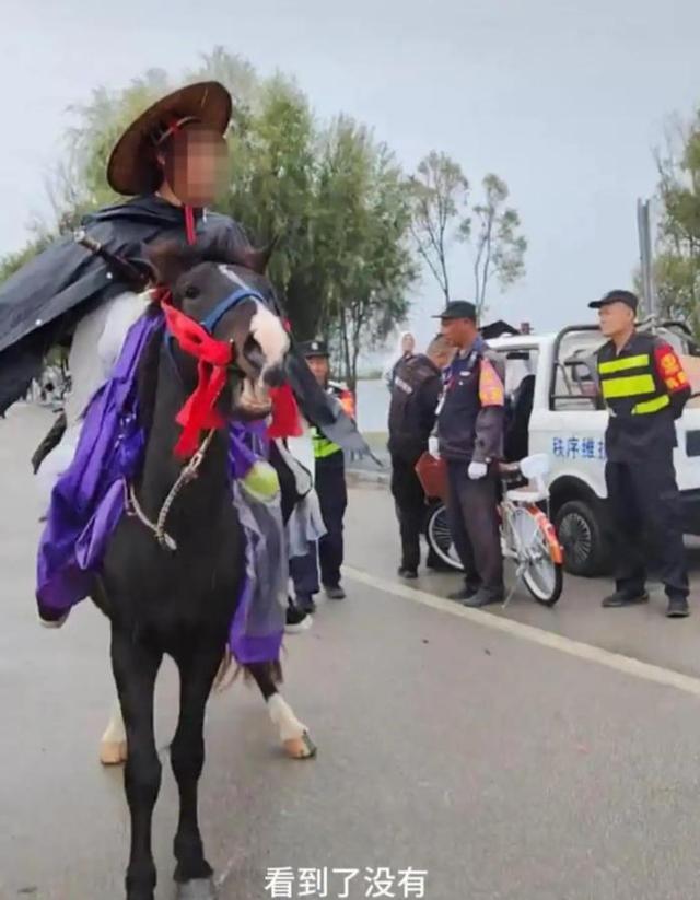 评论员谈男子骑马硬闯洱海生态廊道