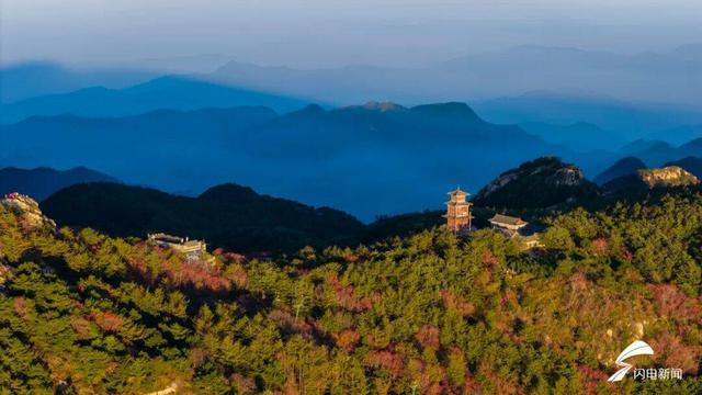 组图丨守得云开见日升 雨后泰山美出天际