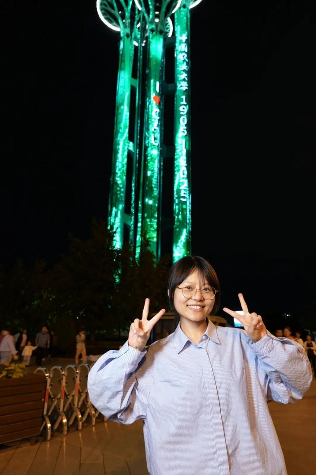 昨夜专属CAUer的奥林匹克塔，你打卡了吗？