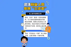 灵活就业人员参保“三步走”，线上操作指南看过来！图片