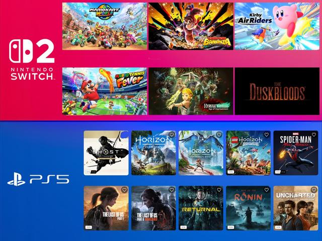 维基百科显示 Switch 2 独占游戏已反超 PS5